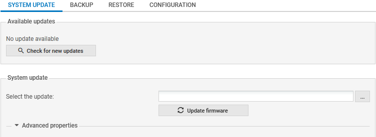 Updating the firmware
