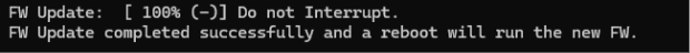 Confirmation of SN-L-Series BIOS update