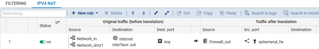 Modifier une règle de translation dynamique