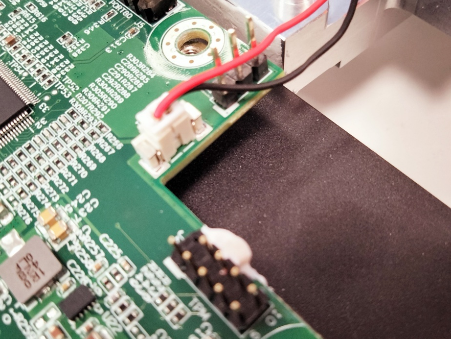 Battery connector on the SNi50 model motherboard