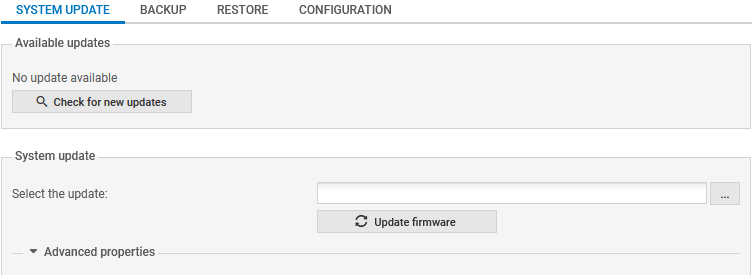 Window to install a firewall update to version 4