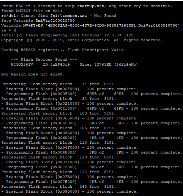 Mise à jour automatique en version R1.06